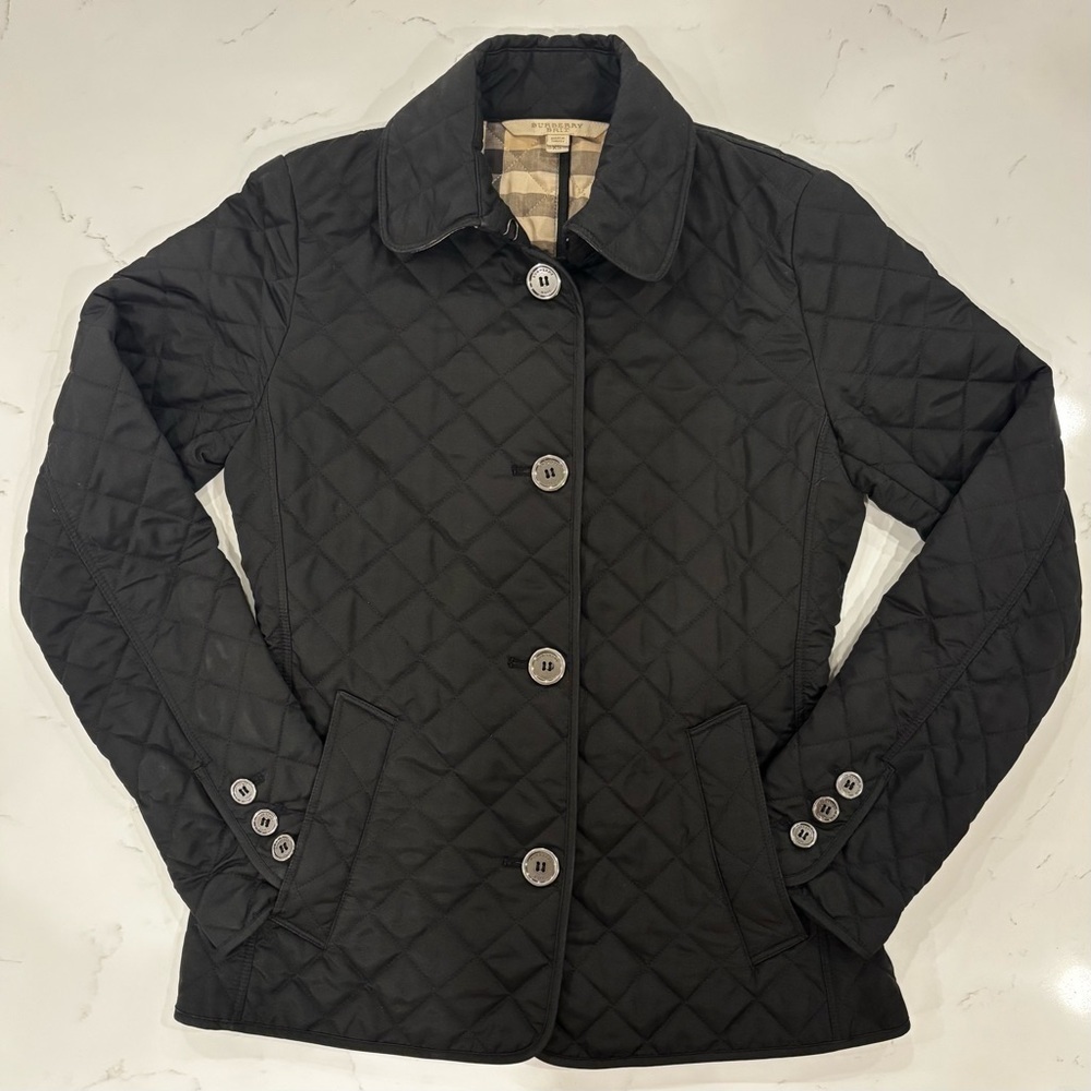 Burberry Black Quilted Puffer Jacket